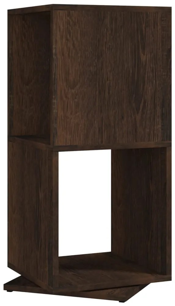 vidaXL Ντουλάπι Περιστρ. Καπνιστή Δρυς 34,5x34,5x75,5 εκ. Επεξ. Ξύλο