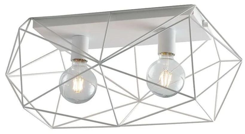 Φωτιστικό Οροφής - Πλαφονιέρα I-Abraxas-PL2 Bco White Luce Ambiente Design Μέταλλο