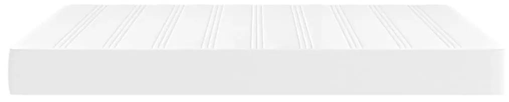 vidaXL Στρώμα με Pocket Springs Λευκό 140x200x20 εκ. Συνθετικό Δέρμα