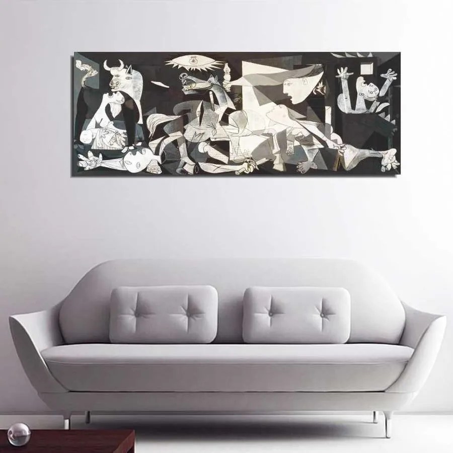 Πίνακας Καμβάς Τύπου Picasso Guernica 80x3x30 Εκ.