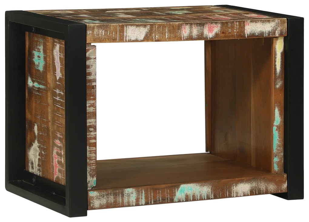 vidaXL Kύβος τοίχου 55x35x40 cm από μασίφ ανακυκλωμένο ξύλο