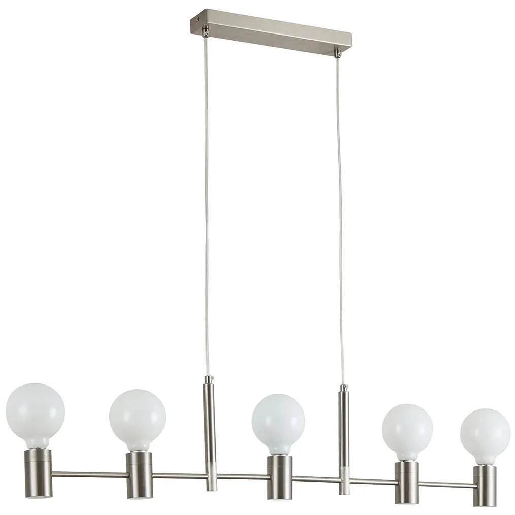 Φωτιστικό Οροφής  SE21-NM-120 ADEPT NICKEL MATT METAL PENDANT - 51W - 100W - 77-8248