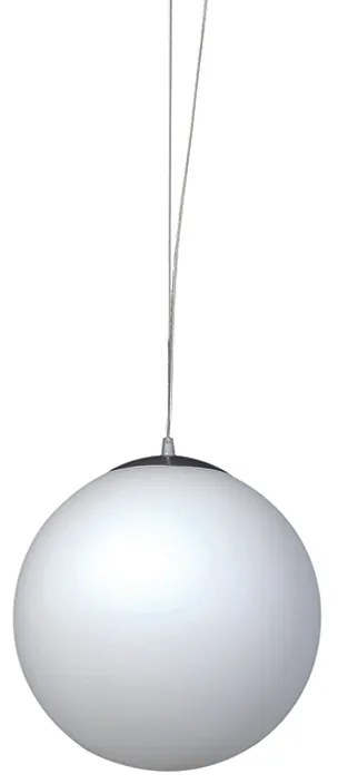 InLight Κρεμαστό φωτιστικό από λευκή οπαλίνα 1XE27 D:25cm 4253-Δ