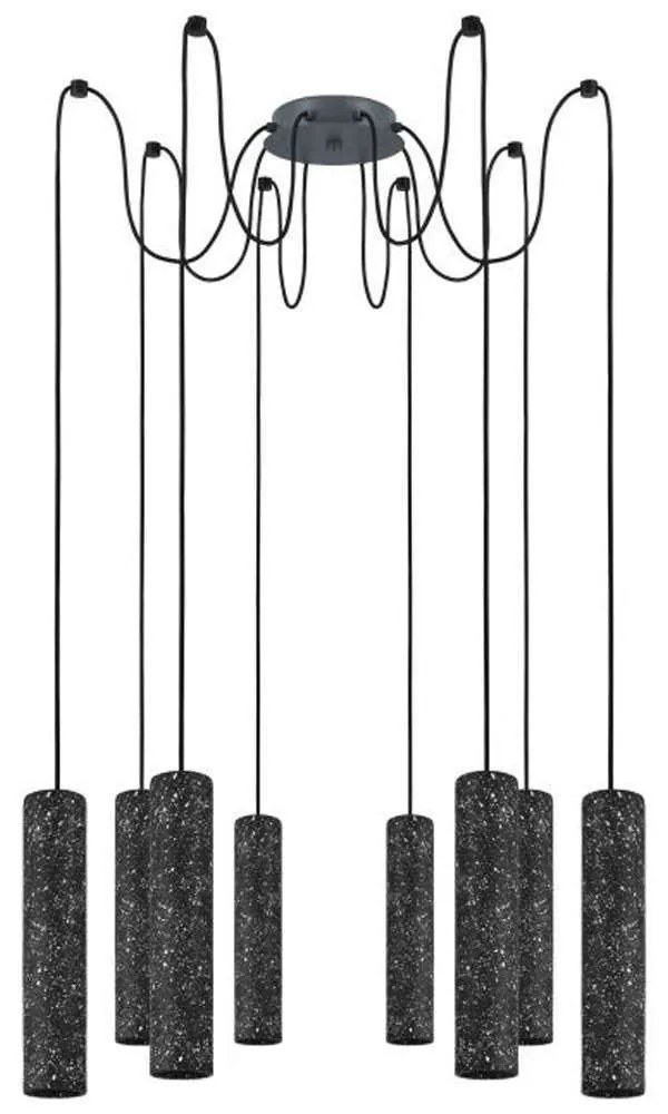 Φωτιστικό Οροφής 39824 Mentalona GU10/8 Anthracite Eglo Metal, Glass