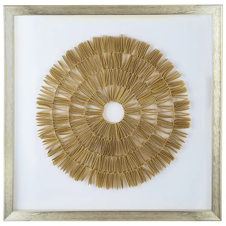 Artekko Viaroh Πίνακας με Ήλιο από Ρυζόχαρτο (60x4x60)cm Artekko 82822