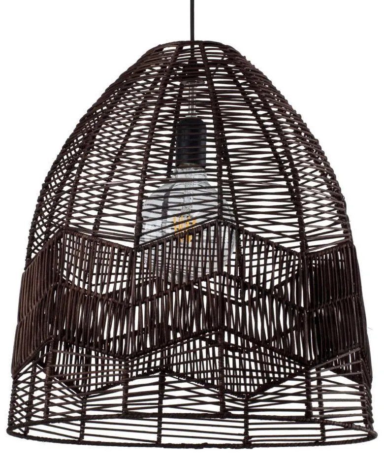 Φωτιστικό Οροφής Aloha 01752 Φ43x46cm 1xE27 Daek Brown GloboStar