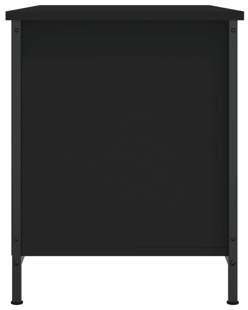 vidaXL Έπιπλο Τηλεόρασης Μαύρο 80 x 40 x 50 εκ. από Επεξεργασμένο Ξύλο