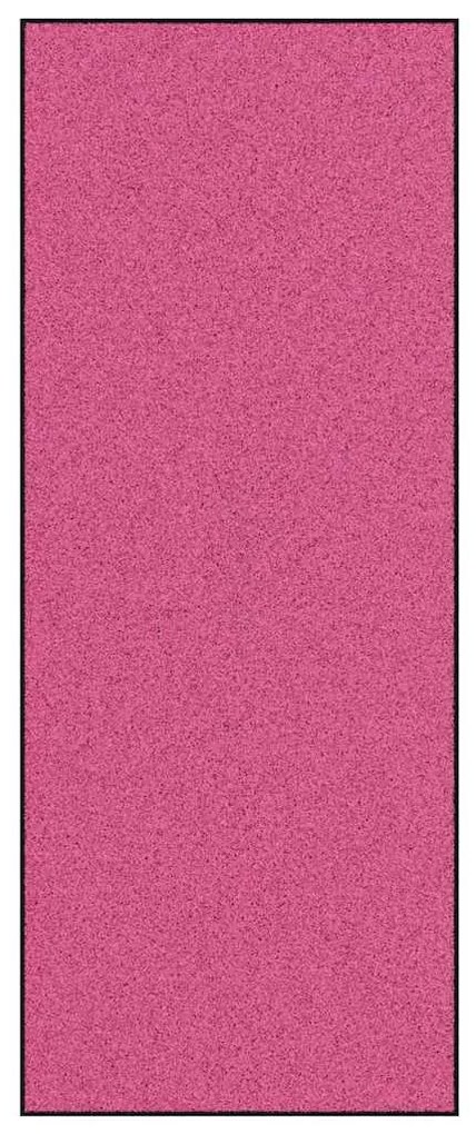 vidaXL Χαλάκι Εξώπορτας Ροζ και Μαύρο 120 x 300 cm Πολυαμίδιο και PVC