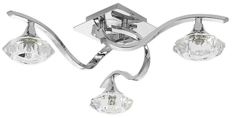 Φωτιστικό Οροφής Tesalli III 4652 Chrome Nowodvorski Metal, Glass