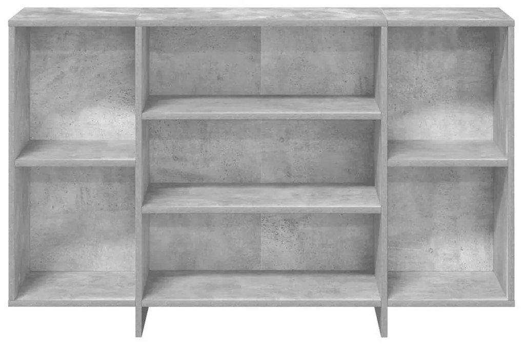 vidaXL Ντουλάπι Γκρι Σκυροδέματος 120x30x75 εκ. Επεξεργασμένο Ξύλο