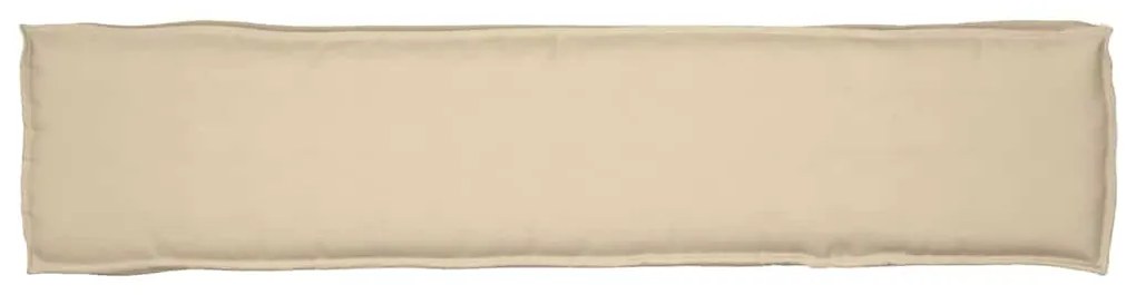 vidaXL Μαξιλάρι παλέτας Μπεζ 180 x 40 x 8 εκ. Ύφασμα Όξφορντ
