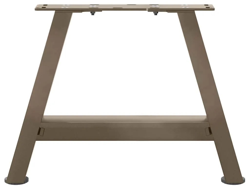 vidaXL Πόδια Τραπεζιού Σαλονιού Σχήματος Α 2 τεμ. 40x(30-31) εκ. Ατσάλι