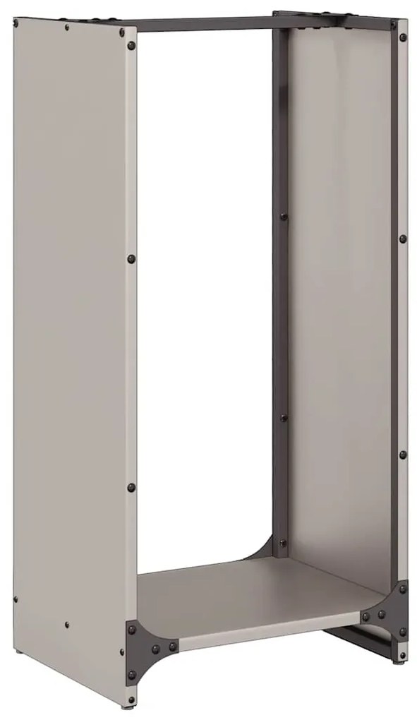 vidaXL Ράφι για καυσόξυλα 40x30x80 cm Ατσάλι σκληρυθέν στον αέρα