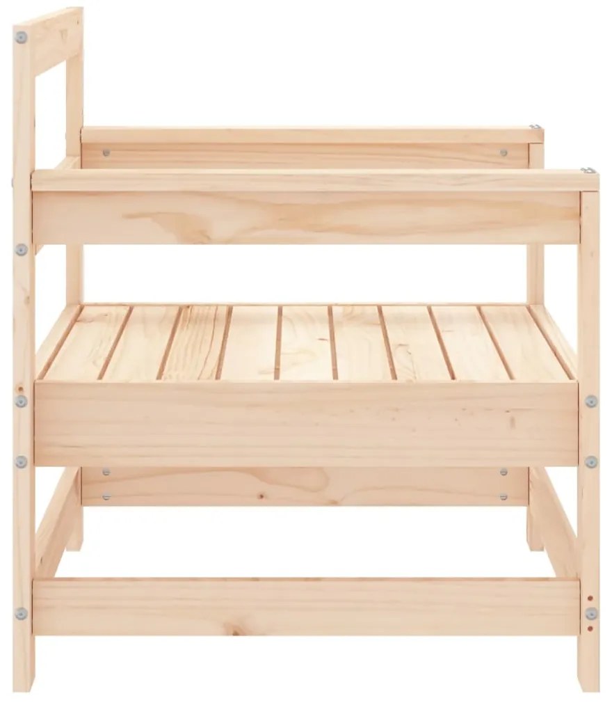 vidaXL Καρέκλες Κήπου 2 τεμ. από Μασίφ Ξύλο Πεύκου