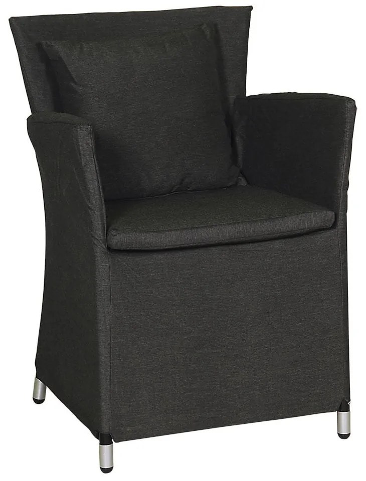 Πολυθρόνα Tulip Chair 03B Anthracite 58x62x82cm