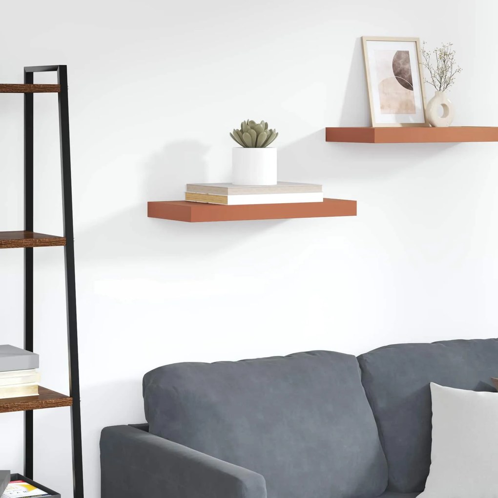 vidaXL Ράφι Τοίχου Κόκκινο 50 x 23 x 4 εκ. Επεξεργασμένο ξύλο