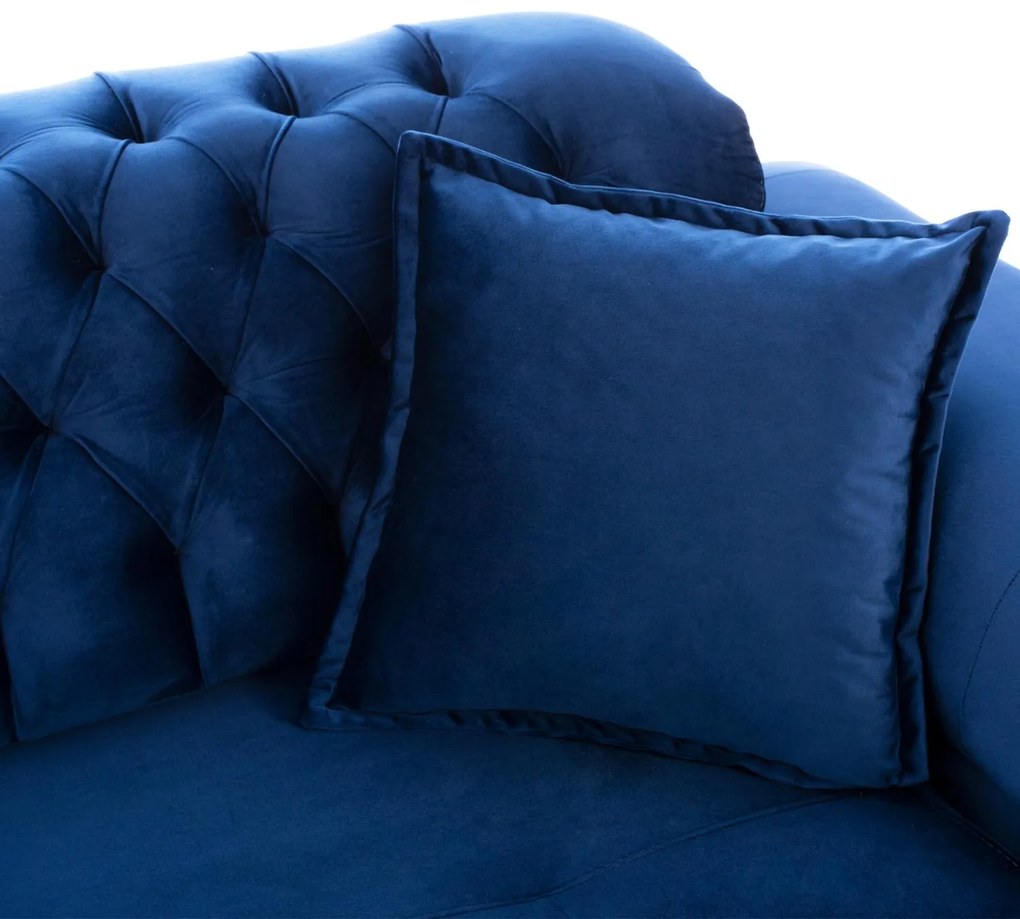 Καναπές - Κρεβάτι Bennington 3θέσιος Mπλέ 240x95x80 εκ. 240x95x80 εκ.