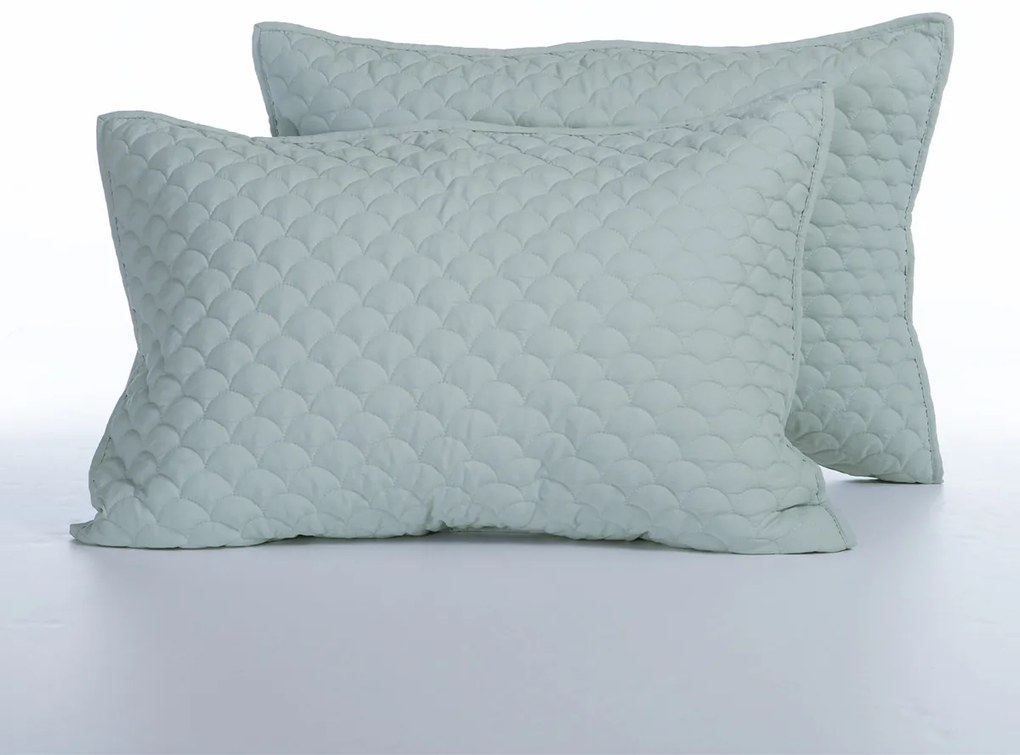Ζεύγος Μαξιλαροθήκες Καπιτονέ (52x72) Nef-Nef Homeware Scofield Blue