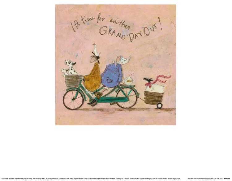 Εκτύπωση τέχνης Sam Toft - It's time For Another Grand Dayl