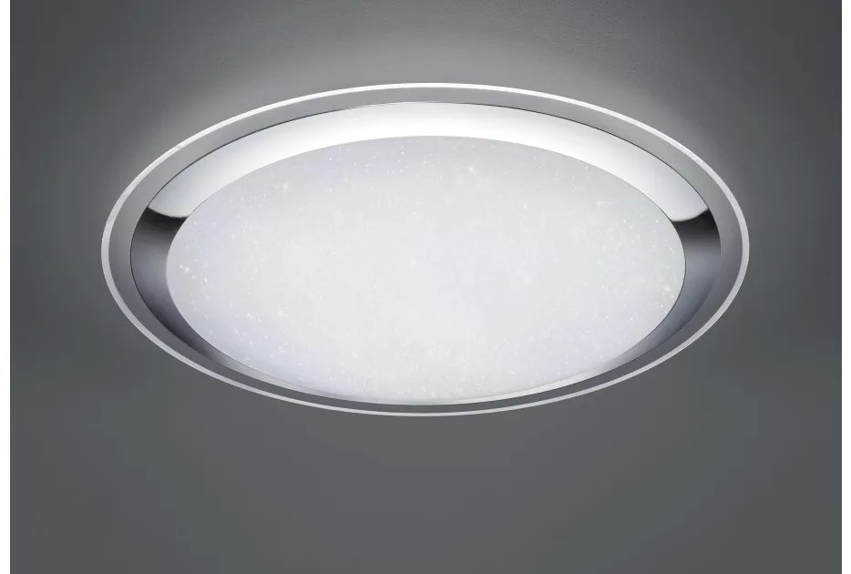 Πλαφονιέρα Φωτιστικό Οροφής LED 90W Λευκό Dimmer 3000-5500Κ Εφέ Miko 675610106 Trio Lighting-675610106-Λευκό 675610106