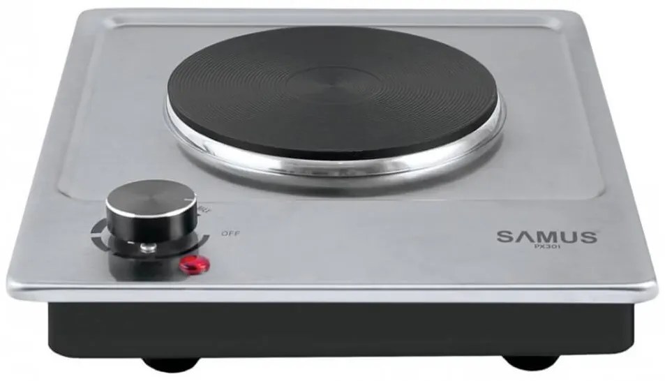 Ηλεκτρική Εστία Samus PX301 με ισχύ 1500W και 1 ζώνη μαγειρέματος