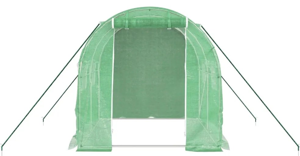 vidaXL Θερμοκήπιο με Ατσάλινο Πλαίσιο 4 μ² 2 x 2 x 2 μ.