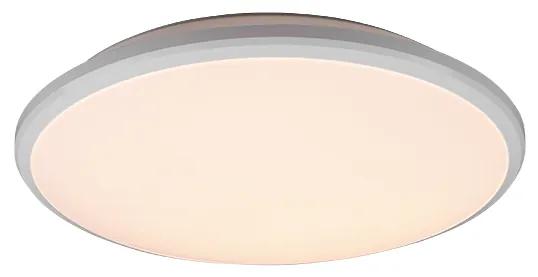 Limbus Μοντέρνα Πλαστική Πλαφονιέρα Οροφής με Ενσωματωμένο LED σε Λευκό χρώμα 34.7cm Trio Lighting R67021131