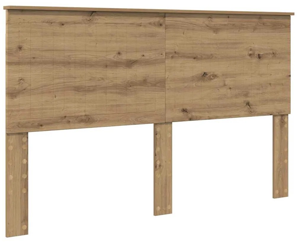 vidaXL Κεφαλάρι με κεφαλάρι Artisan Oak 160 cm Επεξεργασμένο ξύλο