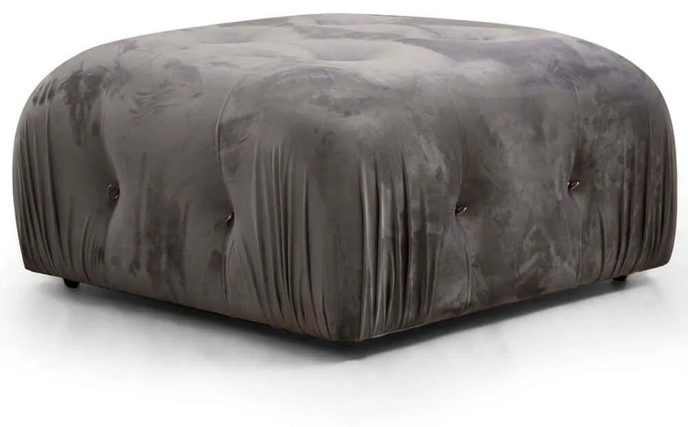 Σκαμπό Bubble Pouffe 560ARE1419 95x95x45cm Grey