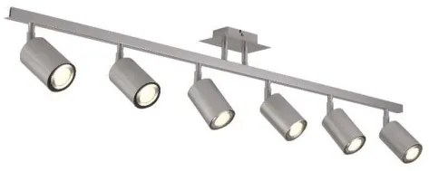 Απλίκα Φωτιστικό Τοίχου 6xGU10 IP20 Ασημί 9087-6-Silver Inlight-9087-6-Silver-Ασημί 9087-6-Silver
