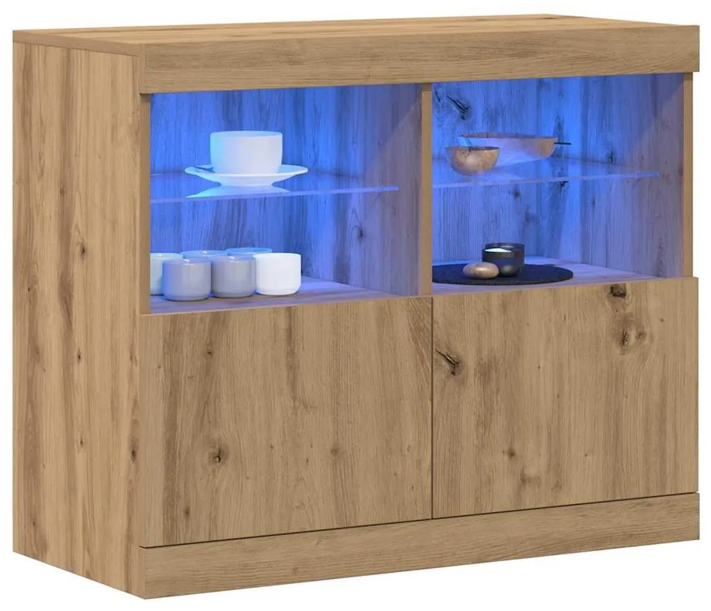 vidaXL Πλαϊνό γραφείο Καφέ 81 x 37 x 67 εκ. Επεξεργασμένο ξύλο