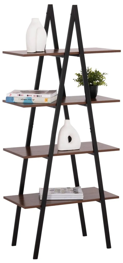 ΡΑΦΙΕΡΑ STAM HM18073.04 ΜΑΥΡΟΣ ΜΕΤΑΛΛΙΚΟΣ ΣΚΕΛΕΤΟΣ-ΜΕΛΑΜΙΝΗ ΚΑΡΥΔΙ 71x38x165Υεκ.