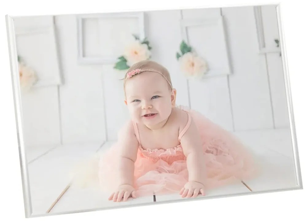 vidaXL Κορνίζες Κολάζ για Τοίχο/Τραπέζι 5 τεμ. Ασημί 21 x 29,7 εκ. MDF