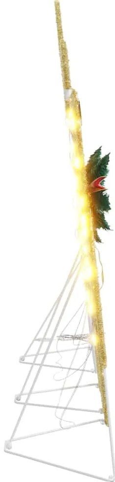 vidaXL LED Ελάφια 3 pcs Θερμό λευκό ύφασμα