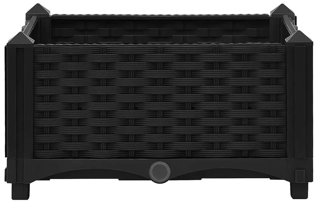 vidaXL Ζαρντινιέρα 40 x 40 x 23 εκ. από Πολυπροπυλένιο