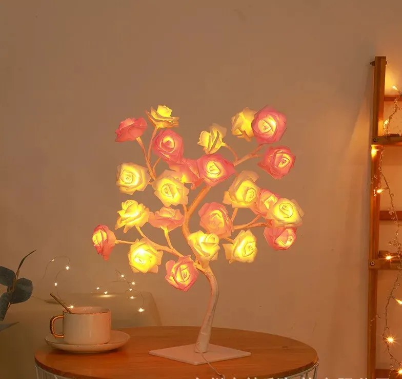 Φωτιζόμενο διακοσμητικό δεντράκι LED επιτραπέζιο - 272326