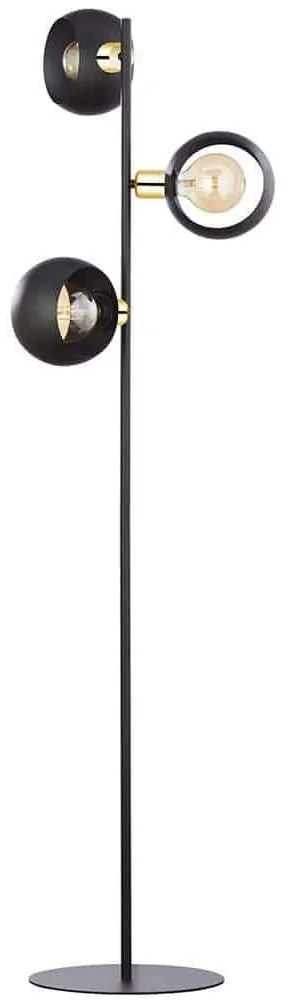 Φωτιστικό Δαπέδου Cyklop 5549 3xΕ27 15W 45x163cm Black TK Lighting