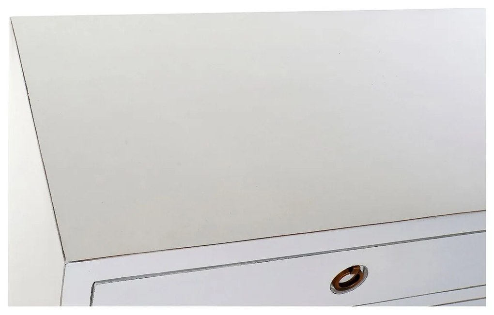 Σκευοθήκη DKD Home Decor Kamakura Λευκό Χρυσό Μέταλλο Λεύκες 150 x 50 x 80 cm (150 x 50 x 80 cm)