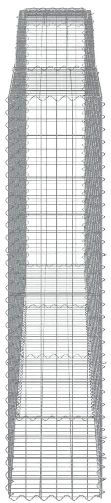 vidaXL Συρματοκιβώτια Τοξωτά 6 τεμ. 400x50x200/220 εκ. Γαλβαν. Ατσάλι