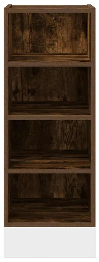 vidaXL Ντουλάπι "Riga" Καπνιστή Δρυς 30x44,5x81,5 εκ. από Τεχνητό Ξύλο