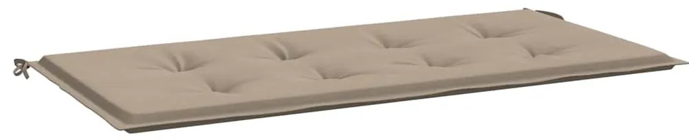 vidaXL Μαξιλάρι Πάγκου Κήπου Taupe 100x50x3 εκ. Ύφασμα Oxford