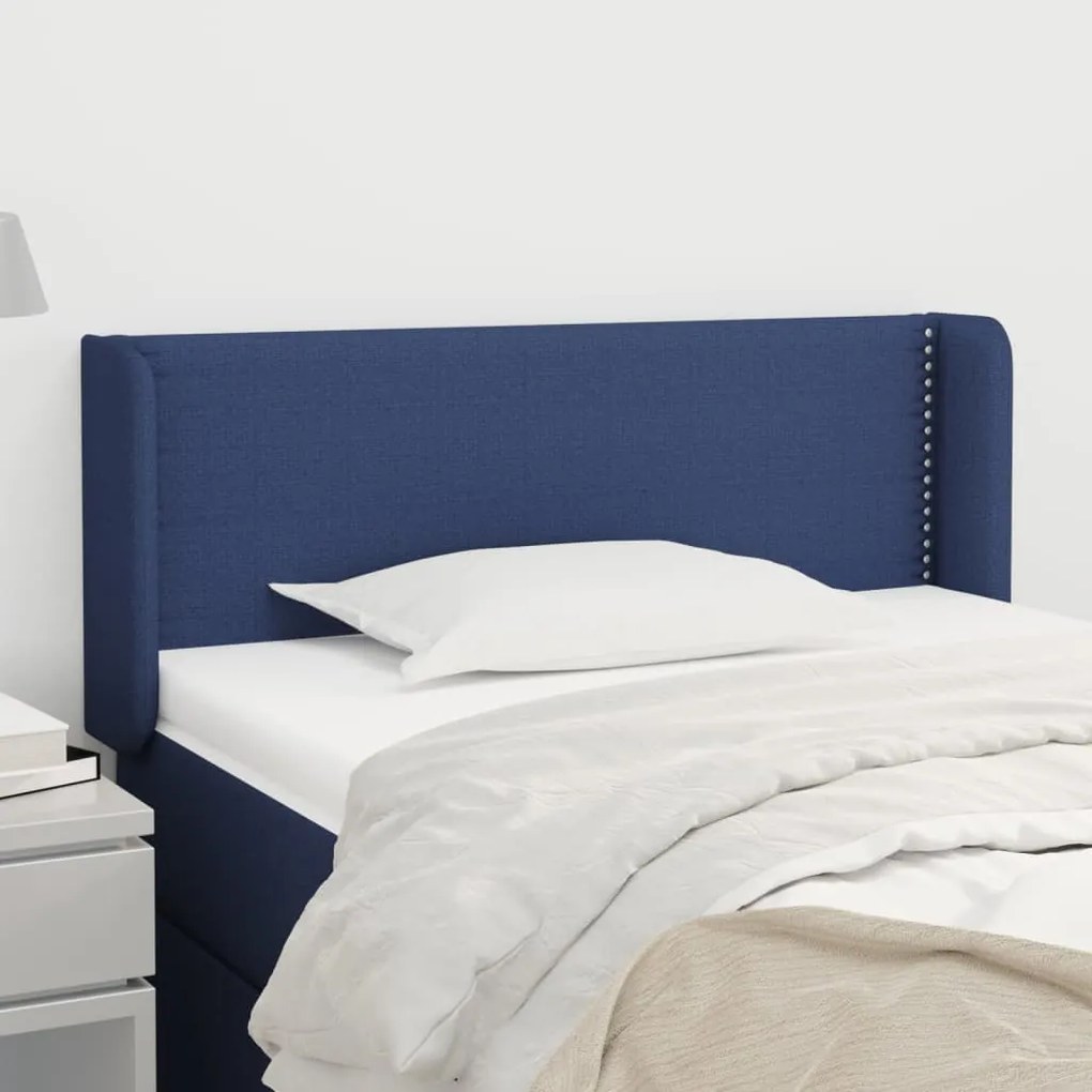 vidaXL Κεφαλάρι με Πτερύγια Μπλε 83x16x78/88 εκ. Υφασμάτινο