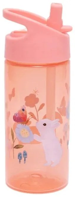 Παγούρι Με Καλαμάκι Tritan Bunny Pink 380ml Petit Monkey PTM-DB44