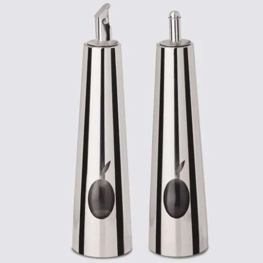 Δοχείο Λαδιού - Ξυδιού Monicella (Σετ 2Τμχ) AXL93 125ml Inox Olipac Steel,Glass