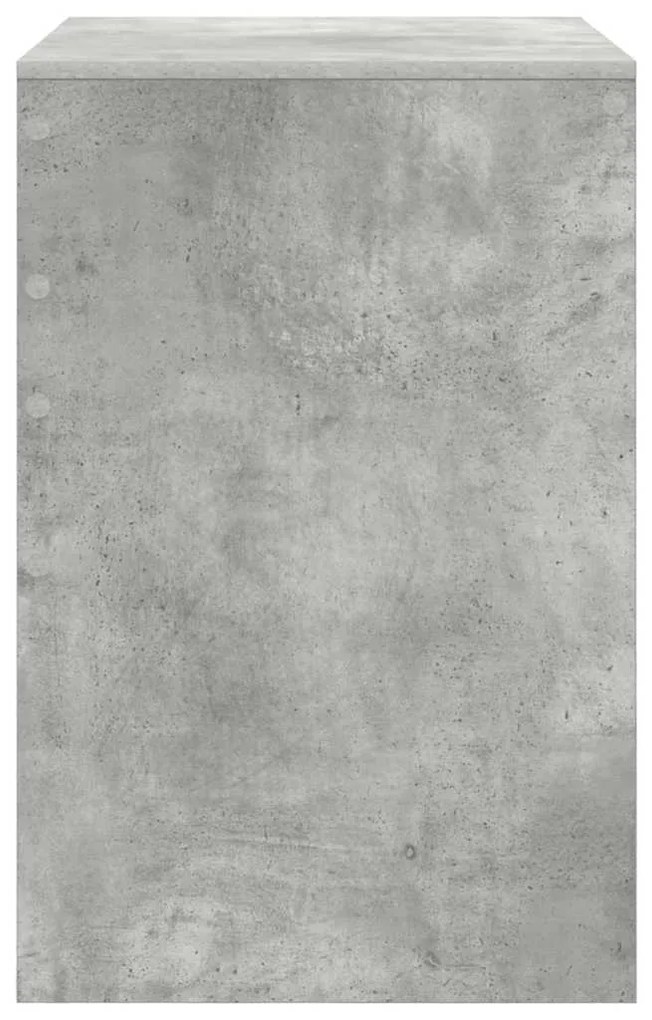 vidaXL Γραφείο Γκρι σκυροδέματος 70 x 50 x 76 εκ. Επεξεργασμένο ξύλο