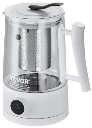 VEVOR Hydrogen Water Pitcher Generator, 1.5 L / 52.8 oz Large Capacity Hydrogen Generator Water Kettle, SPE and PEM Technology, Hydrogen Rich Water Ionizer Machine for Brewing Coffee or Tea