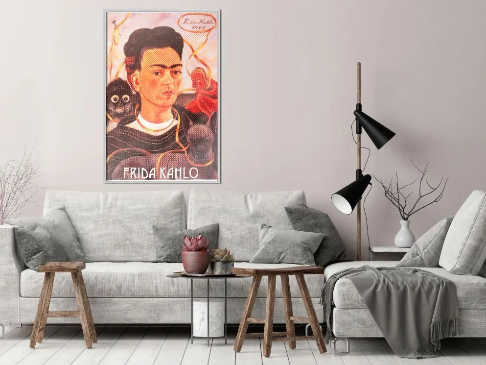 Αφίσα - Frida Khalo – Self-Portrait - 20x30 - Μαύρο - Χωρίς πασπαρτού