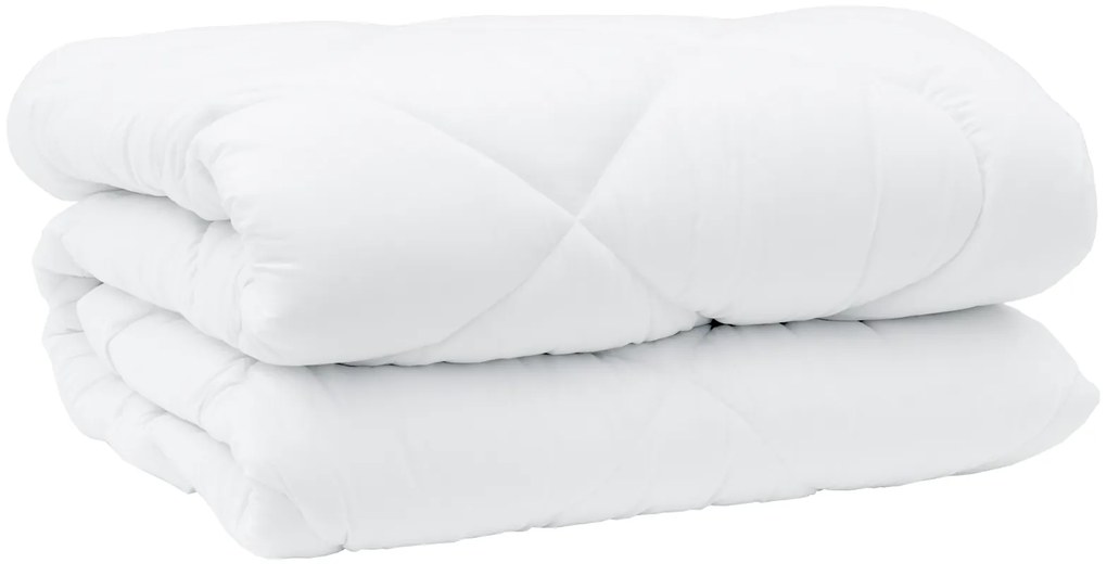vidaXL Χειμερινό Παπλωματοθήκη 3 pcs Λευκό 200 x 200 cm Μικροΐνες