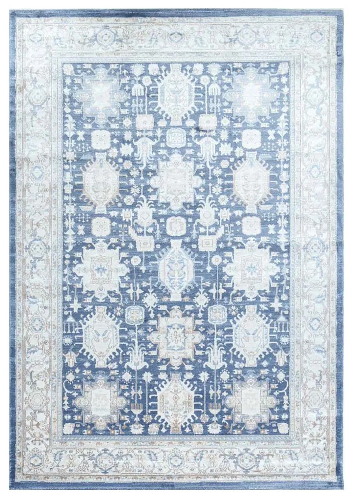 Χαλί Διαδρόμου (80x150) Ezzo Barocco D187AH9 Blue