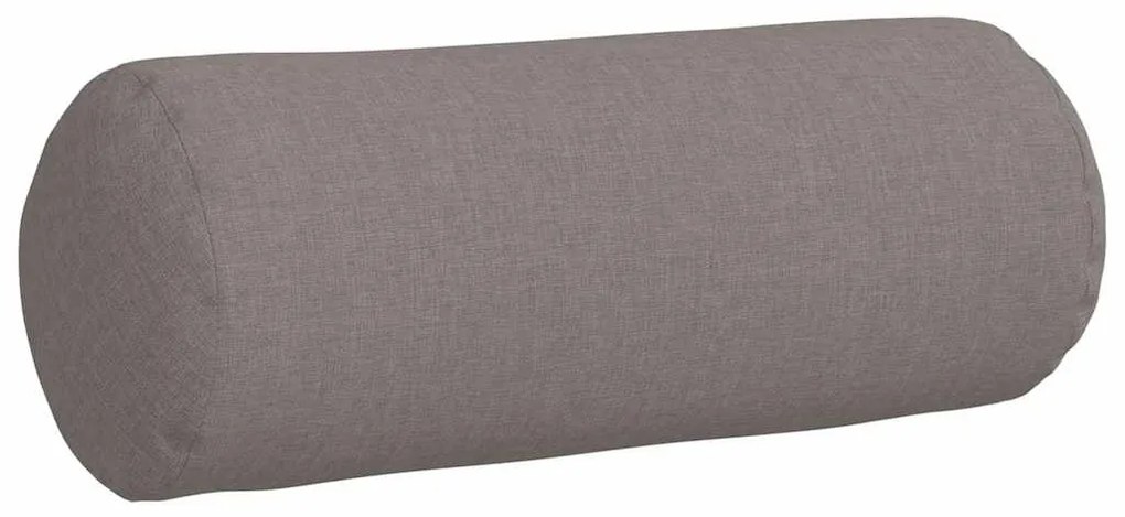 vidaXL Μαξιλάρια Στήριγμα 2 pcs Taupe Ø 15 x 40 εκ ύφασμα
